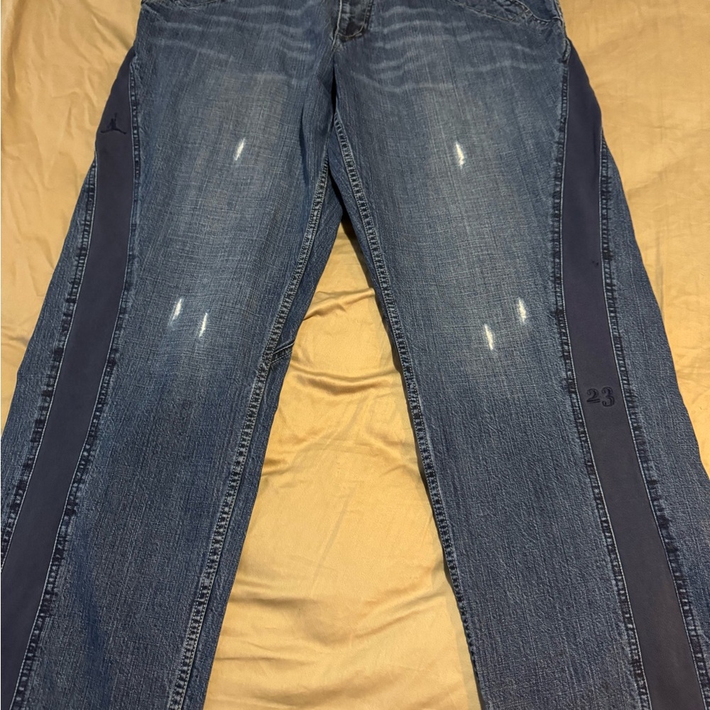 Nike Air Jordan 20th Anniversary 38x34 blue denim jeans